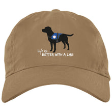 Black Lab Hat - Life Is Better With A Lab - Service Dog - Black Lab Hat From Lab HQ