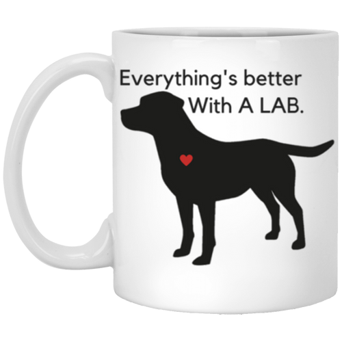 Labrador Retriever Mug - Everything's Better - From Lab HQ