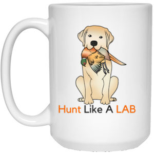 Yellow Labrador Retriever Mug - Hunt Like A Lab -