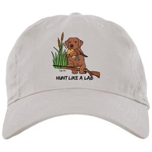Red Fox Labrador Retriever Ball Caps - Hunt Like A Lab Hunting Cap From Lab HQ