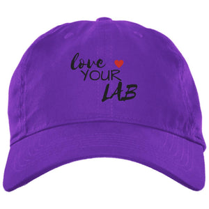 Labrador Retriever Hat - Love Your Lab - Brushed Twill Cap From Lab HQ