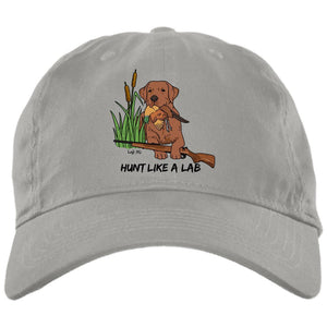Red Fox Labrador Retriever Ball Caps - Hunt Like A Lab Hunting Cap From Lab HQ