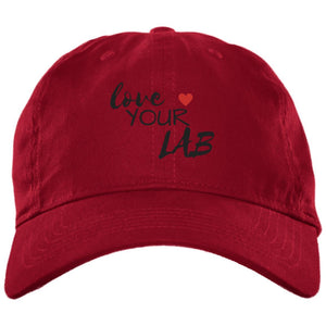 Labrador Retriever Hat - Love Your Lab - Brushed Twill Cap From Lab HQ