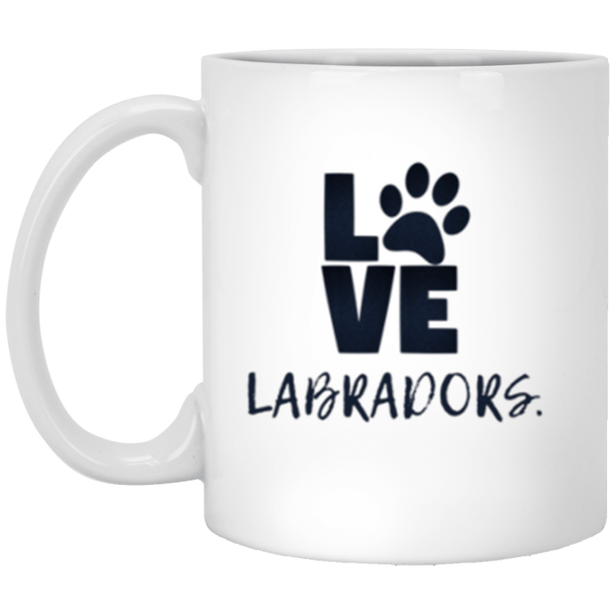 LOVE LABRADORS Mug - Labrador Retriever Mug From Lab HQ