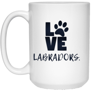 LOVE LABRADORS Mug - Labrador Retriever Mug From Lab HQ