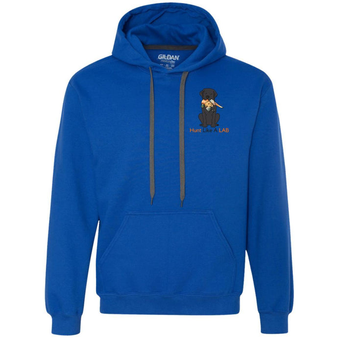 Labrador Retriever Hoodie Hunt Like A Lab - Black Lab