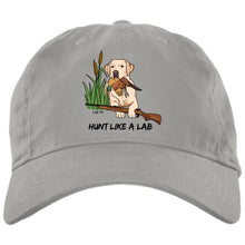 Yellow Labrador Retriever Ball Caps - Hunt Like A Lab Hunting Cap From Lab HQ