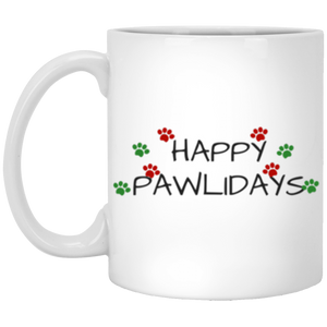 Labrador Retriever Mug Happy Pawlidays Christmas Mug