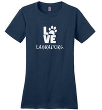 Labrador T-shirt "LOVE Labradors" T-shirt by Lab HQ  