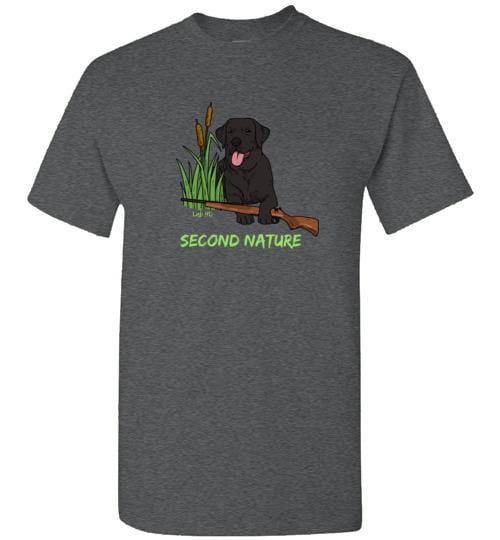 Second Nature - Black Lab Shirt - Duck Hunting From Lab HQ