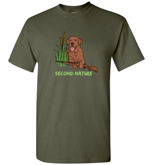 Second Nature - Red Fox Lab Shirt - Duck Hunting From Lab HQ
